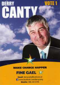 Derry Canty, Fine Gael