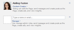 adding administrators on facebook