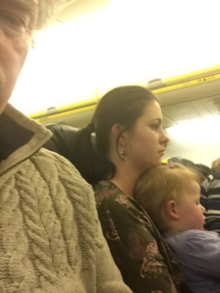 Young mother with her baby 