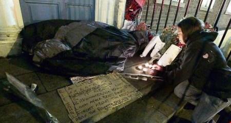 Jonathan Corrie, Homeless man in Dublin