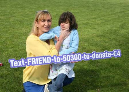 Eleanor O'Kelly Lynch with her daughter Lauren, CdLS awareness day