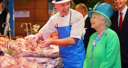 Pat O'Connell and The Queen, English Market